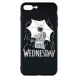 Чохол для iPhone 7 Plus Венздей Вдамс и зонт - PrintSalon