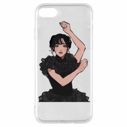 Чехол для iPhone 7 Уэнсдей арт