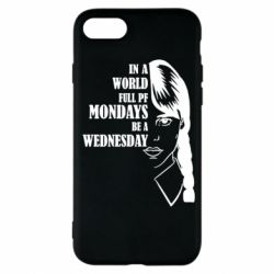 Чехол для iPhone 7 Wednesday girl - PrintSalon