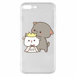 Чехол для iPhone 8 Plus Чиби котики - PrintSalon