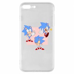 Чехол для iPhone 8 Plus Funny Sonic - PrintSalon
