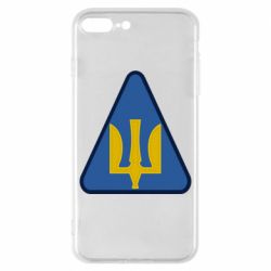Чехол для iPhone 8 Plus Нарукавный знак воздушных сил Украины - PrintSalon
