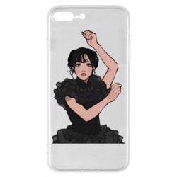 Чехол для iPhone 8 Plus Уэнсдей арт - PrintSalon