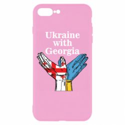 Чехол для iPhone 8 Plus Украина с Грузией - PrintSalon