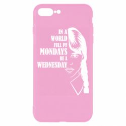 Чехол для iPhone 8 Plus Wednesday girl - PrintSalon