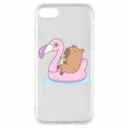 Чехол для iPhone 8 Capybara Chilling - PrintSalon