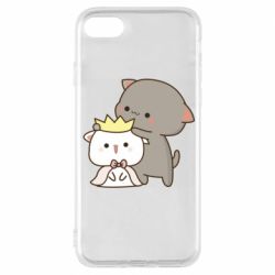 Чехол для iPhone 8 Чиби котики - PrintSalon