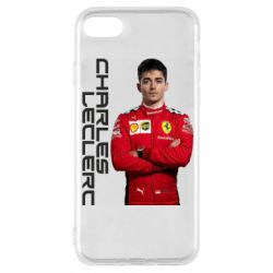 Чехол для iPhone 8 F1 Charles Leclerc - PrintSalon