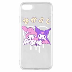 Чехол для iPhone 8 Kuromi and My Melody - PrintSalon