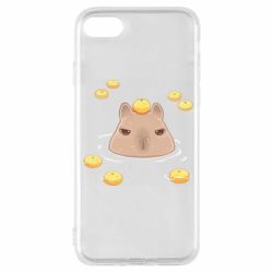 Чехол для iPhone 8 Морда капибары - PrintSalon