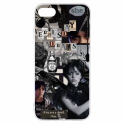 Чехол для iPhone SE 2020 Венздей Адамс. - PrintSalon