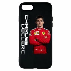 Чехол для iPhone SE 2022 F1 Charles Leclerc - PrintSalon