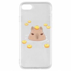 Чехол для iPhone SE 2022 Морда капибары - PrintSalon