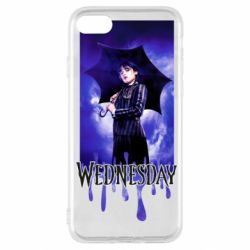 Чехол для iPhone SE 2022 Wednesday Text Logo - PrintSalon