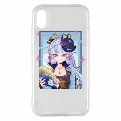 Чехол для iPhone X/Xs Аяка в рамке - PrintSalon