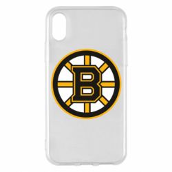 Чехол для iPhone X/Xs Boston Bruins logo