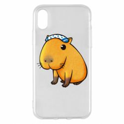 Чехол для iPhone X/Xs Capybara Art - PrintSalon