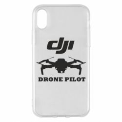 Чехол для iPhone X/Xs Dji Drone Pilote - PrintSalon