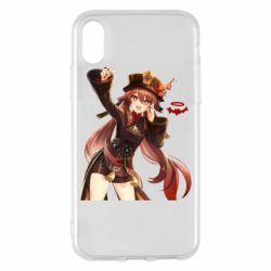 Чехол для iPhone X/Xs Ху Тао Геншин - PrintSalon