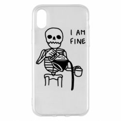 Чехол для iPhone X/Xs I'm Fine... - PrintSalon