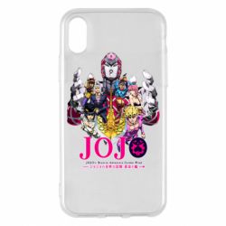 Чехол для iPhone X/Xs JoJo Golden Wind - PrintSalon