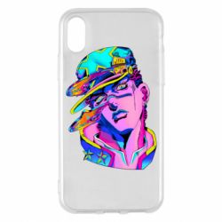 Чехол для iPhone X/Xs Jotaro Disc - PrintSalon