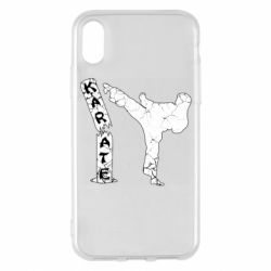 Чехол для iPhone X/Xs Каратэ удар