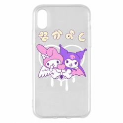 Чехол для iPhone X/Xs Kuromi and My Melody - PrintSalon