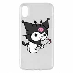 Чохол для iPhone X/Xs Kuromi devil - PrintSalon