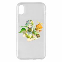 Чехол для iPhone X/Xs Нахида Геншин - PrintSalon