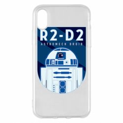 Чехол для iPhone X/Xs R2-D2 emblem - PrintSalon