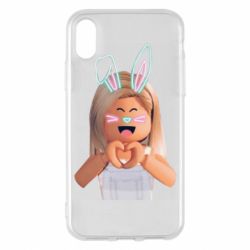 Чехол для iPhone X/Xs Roblox girl - PrintSalon