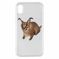 Чехол для iPhone X/Xs Шлепа кот - PrintSalon