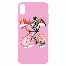 Чохол для iPhone X/Xs Смерть із косою у вінку! Гарячий кремль - PrintSalon