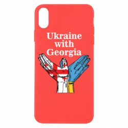Чехол для iPhone X/Xs Украина с Грузией - PrintSalon