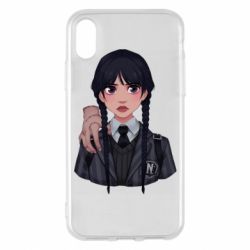 Чехол для iPhone X/Xs Wednesday and It - PrintSalon