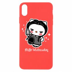 Чехол для iPhone X/Xs Wednesday Hello Kitty - PrintSalon