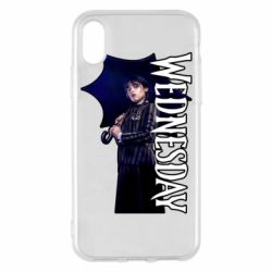 Чехол для iPhone X/Xs Wendesday Addams - PrintSalon