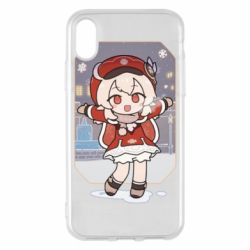 Чехол для iPhone X/Xs Зимняя Кли - PrintSalon