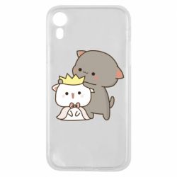 Чехол для iPhone XR Чиби котики - PrintSalon
