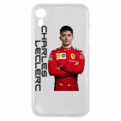 Чехол для iPhone XR F1 Charles Leclerc - PrintSalon