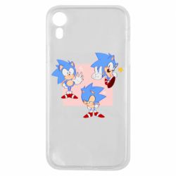 Чехол для iPhone XR Funny Sonic