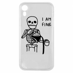 Чехол для iPhone XR I'm Fine... - PrintSalon