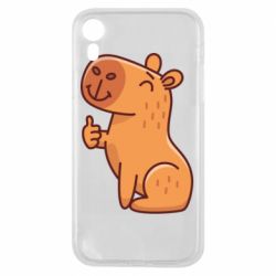 Чехол для iPhone XR Капибара лайк - PrintSalon