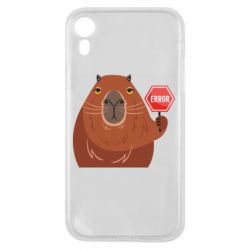 Чехол для iPhone XR Капибара. Error - PrintSalon