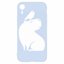 Чохол для iPhone XR Копібара та Пташка - PrintSalon