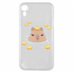 Чехол для iPhone XR Морда капибары - PrintSalon