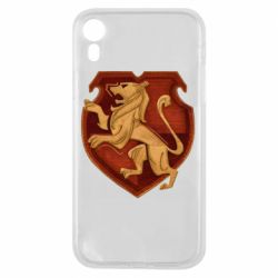 Чехол для iPhone XR Cтарая эмблема Гриффиндор