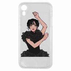 Чехол для iPhone XR Уэнсдей арт - PrintSalon