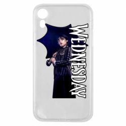 Чехол для iPhone XR Wendesday Addams